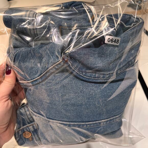 J. Crew Blue Medium Wash Jean Jacket Sz XS - Picture 7 of 7